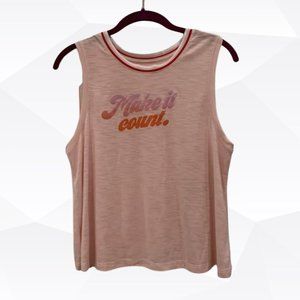 Old Navy Pink Crop Tank Size Small